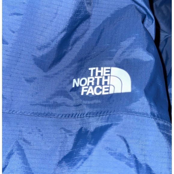 The North Face Mens Lightweight Rain Jacket Full Zip Hooded Blue Small - Picture 3 of 7